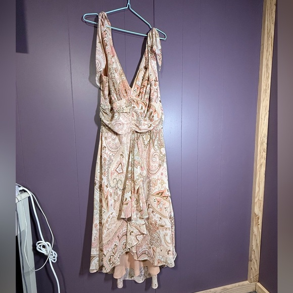 Bandolino Fairycore Paisley Floral Maxi Dress Size Medium - Picture 6 of 9